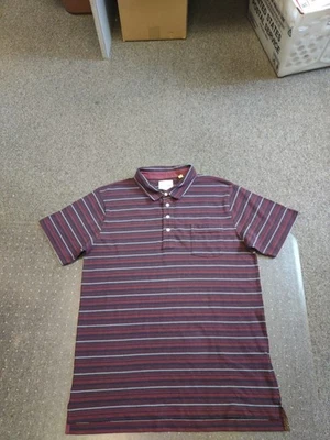 CAMISA POLO A RAYAS PARA HOMBRE BILLY REID MANGA CORTA BORGOÑA/AZUL MARINO TALLA XL Foto 1 de 4