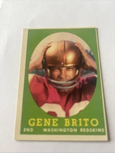 1958 Topps Gene Brito Washington Redskins VG # 113 - Picture 1 of 2