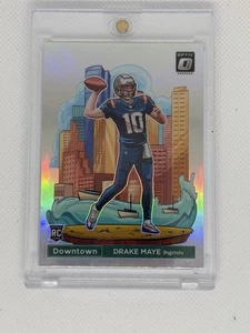 2024 Panini Donruss Optic - Downtown! Drake Maye #13 (RC) - Picture 1 of 6