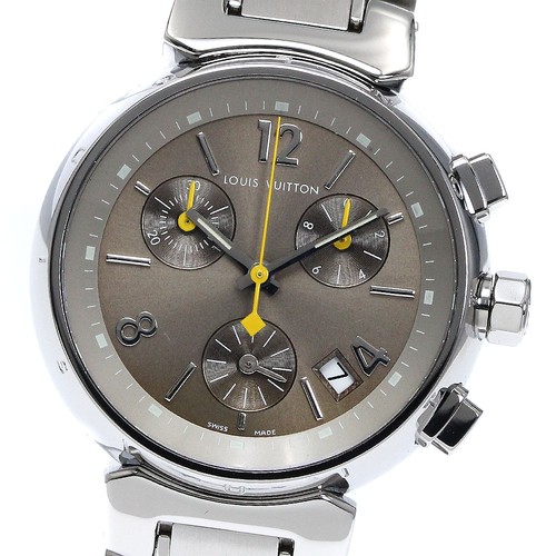 LOUIS VUITTON（LV） Orologio Louis Vuitton Tambour Q1322 Cronografo Quadrante Marrone Quarzo Ragazzo_869832