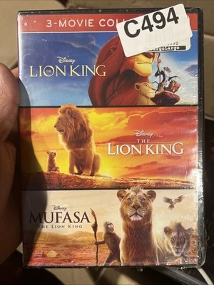 The Lion King (1994) Disney The Lion King (2019) / Mufasa (DVD) New - Image 1 of 2