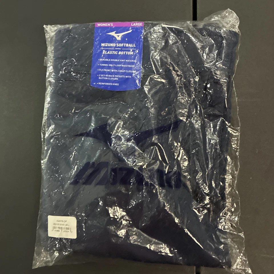 Pantalones de softbol para mujer Mizuno talla grande, azul marino Foto 1 de 4