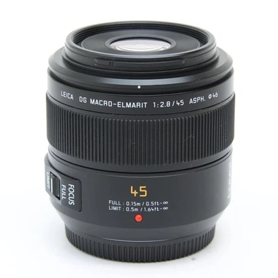 Panasonic LEICA DG MACRO-ELMARIT 45mm F2.8 ASPH MEGA OIS #127 - Image 1 of 4