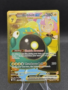 Juego de cartas coleccionables Pokémon Iono's Bellibolt ex 188/159 Hyper Rare HR 2025 “Journey Together” - Imagen 1 de 2