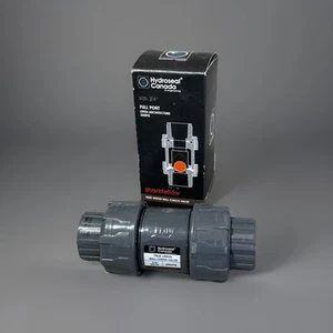 HYDROSEAL Sharkfellow 3/4'’ PVC True Union Ball Check Valve with Full Port - Picture 1 of 5