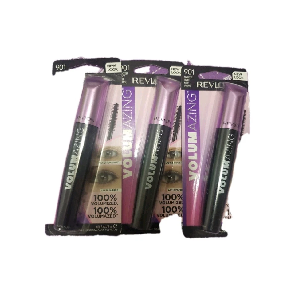 Revlon Volum-azing Volumazing Mascara - 901 BLACKEST BLACK - NEW SEALED - Image 1 of 1
