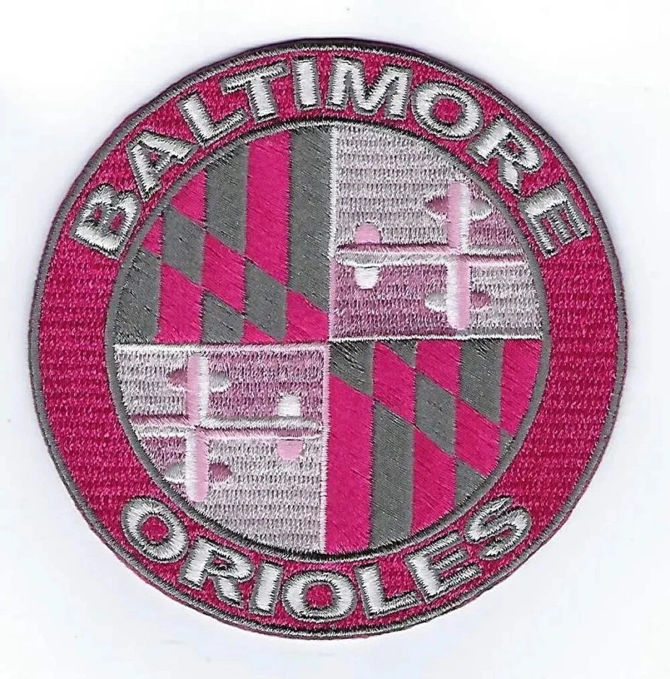 Baltimore Orioles Mothers Day Pink Sleeve Jersey Patch - Image 1 of 1
