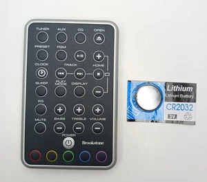 Original Brookstone Remote Control for 450585 Wafer Thin CD System with MP3 - Picture 1 of 7