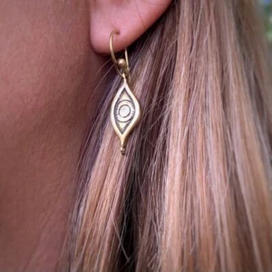 Eye Brass Earrings - Bild 1 von 1