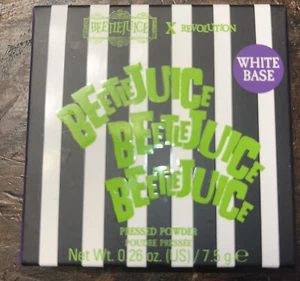 Beetlejuice X Revolution Pressed Powder White Base Makeup New Sealed - Picture 1 of 1