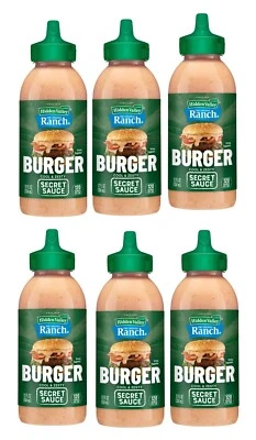 Salsa de hamburguesas Hidden Valley Original Ranch (paquete de 6, botellas de 12 oz) - cremosa y Zes Foto 1 de 4