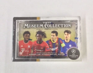 COLECCIÓN MUSEO TOPPS 2020-21 CHAMPIONS LEAGUE FÚTBOL CAJA HOBBY SELLADA - Imagen 1 de 3