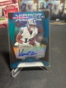 2020 Certified Mirror Signatures Mirror Teal /50 Keelan Doss #MS-KD Auto - Picture 1 of 2