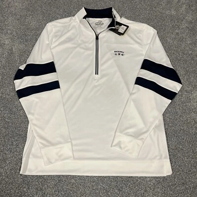 Pullover de golf Ahead Extreme Bucknell University para hombre talla M 1/4 cremallera manga larga Foto 1 de 4