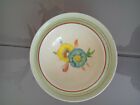 Clarice Cliff Dish(dessert/soup) Green+flowers Design Use In Very Good Condition
