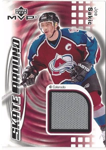 Camisetas Joe Sakic 2002-03 Upper Deck MVP Skate Around #SAJS - Imagen 1 de 2