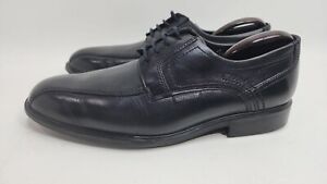Mens Mephisto Angelo Black Leather Oxford Dress Shoes Black Size 10.5