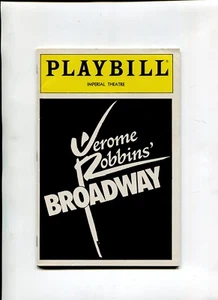 Vintage Broadway PLAYBILL 1989 JEROME ROBBINS BROADWAY Jason Alexander  - Picture 1 of 2