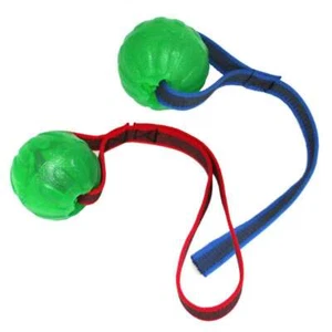 Starmark Treat Dispensing Chew Ball m. gummiertem Nylonband,Wurfball Hundeball - Bild 1 von 6