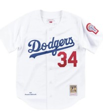 Mitchell & Ness 1981 Los Angeles Dodgers Authentic Jersey Fernando Valenzuela
