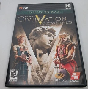 Sid Meier's Civilization V God's & Kings Expansion 2K PC DVD 2012 CIB W/Key - Picture 1 of 6