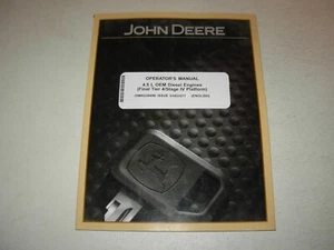 John Deere 4.5L Final Tier 4 , Stage IV Diesel Engine Operator's Manual - Picture 1 of 6