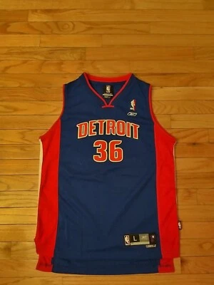 Rasheed Wallace Detroit Pistons NBA Reebok Jersey Youth L (14-16) - Image 1 of 4