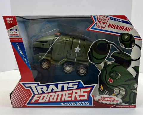 Hasbro Transformers Animated Bulkhead Autobot MISB New 2007 Voyager Class Cover
