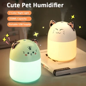 Small Cat Humidifier/Night light for Room - Picture 1 of 6