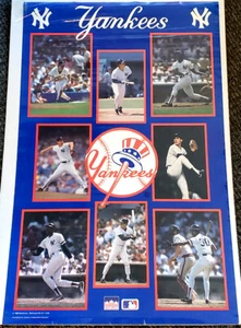 NEW YORK YANKEES 1988 Starline 22x34 POSTER - Mattingly, Winfield, Rickey ++ - Picture 1 of 1