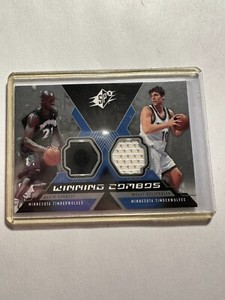 K26,128 - 2005-06 SPx Winning Jersey Combos #GS Kevin Garnett/Wally Szczerbiak