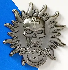 2006 HARD ROCK HOTEL ORLANDO 3D SILBER SCHÄDEL SERIE ÄGYPTISCHE ANKH LE ANSTECKNADEL - Bild 1 von 1