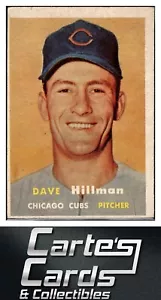 Dave Hillman 1957 Topps #351 Chicago Cubs Rookie - Picture 1 of 2