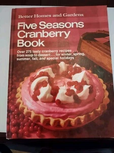 Vintage Cranberry Cookbook Better Homes & Gardens 1971 Five Seasons  - Picture 1 of 3