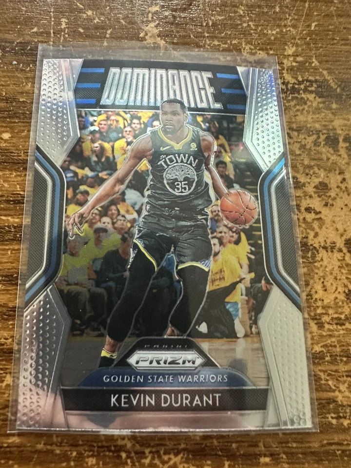 Kevin Durant 2018-19 Panini Prizm Dominance #9 Warriors NBA NMMT Insert Card - Image 1 of 1