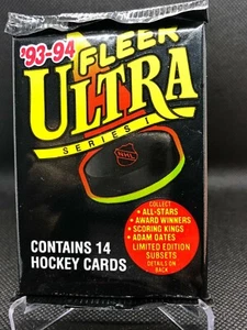 Tarjetas de hockey Fleer Ultra Series 1 NHL 1993-94 paquete de un (1) - Adam Oates sin abrir - Imagen 1 de 8