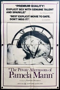 The Private Afternoons of Pamela Mann (1974) 1SH Movie Poster – Fine **Adult** - Picture 1 of 6