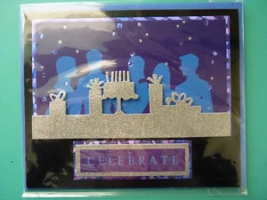 Birthday Greeting Card For Anyone 3-D Embellished Blank Inside Paper Magic Grp - Picture 1 of 2