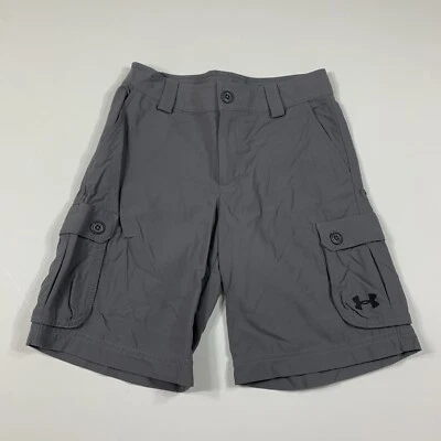 Шорты грузовые Under Armour свободного покроя регулируемые серые 7,5 дюйма 1254499 для мальчиков маленькие M - Изображение 1 из 4