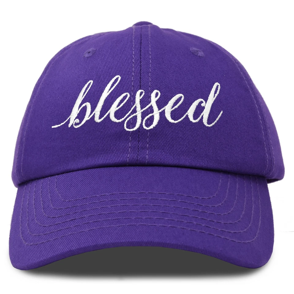 DALIX Blessed Women's Baseball Cap Soft Cotton Dad Hat - Imagem 1 de 1