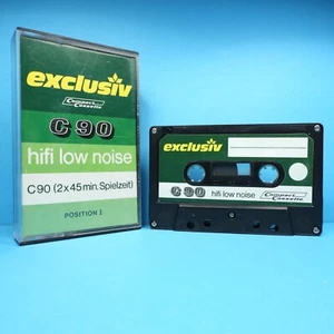 🦩 1x EXCLUSIV Hifi Low Noise C 90 * Type 1 * Cassette Kassette кассета * 1982 - Bild 1 von 3