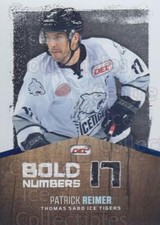 2017-18 German DEL Bold Numbers #11 Patrick Reimer