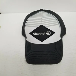 Channel Seed verstellbarer Strapback Hut, schwarz & weiß Design, Landwirtschaft, neu - Bild 1 von 3