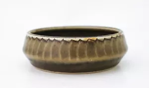 Round Gray Bowl - Carl-Harry Stålhane - Rörstrand Atelier - Mid-20th Century - Picture 1 of 4
