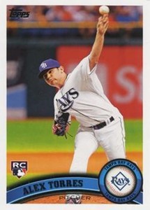 #US302 Alexander Torres - Tampa Bay Rays - 2011 Topps Update Baseball