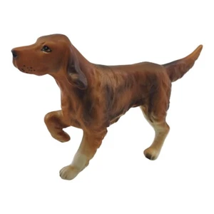 Vintage Porcelain English Setter Dog Figurine Brown and White Japan - Picture 1 of 12