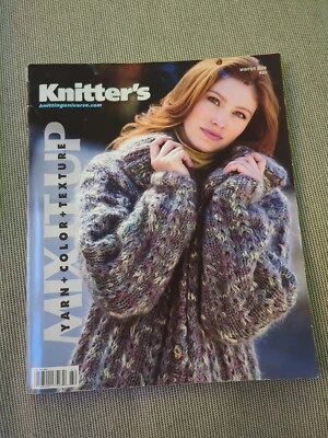 KNITTER'S MAGAZINE Winter 2008 K93 Patterns Fashion Yarn Color Condition Issues - Image 1 of 3