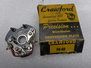 Crawford #FO-8B Dual Point Conversion Kit Ford Mercury V8 1949-53 Lincoln 50-51 - Picture 1 of 3