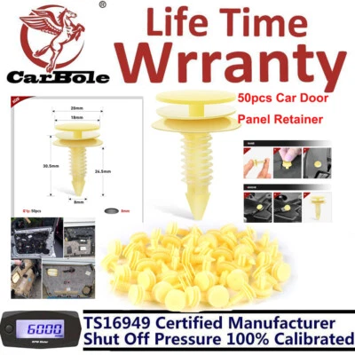 50 piezas clips de retención de panel de moldura de puerta delantera para Oldsmobile Cutlass GM 10153057 Foto 1 de 4