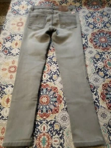 Lucky Brand Zoe Jegging Gray Stretch Denim Girls Jeans Size 8 (23"x24")Pre-Owned - Picture 1 of 11